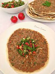 lahmacun lahm bil ajine turkische pizza delicousfood us foods food beef