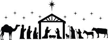 Svg Nativity Manger Classic Scene Dxf Png Eps Pdf Vinyl Etsy Nativity Scene Silhouette Nativity Silhouette Silhouette Christmas