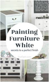Make sure to choose a detergent that can. Painting Furniture White Secrets To The Perfect Finish Lovely Etc