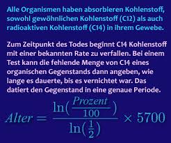 The c14 in a dead organism slowly decays at a known rate: Wissenschaftliche Tests Radiokarbonmethode Von Kunst