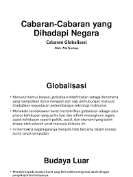 Cabaran yang dihadapi oleh malaysia. Cabaran Cabaran Yang Dihadapi Negara