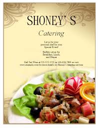 Catering Flyer Template Holiday Catering Catering Logo Catering