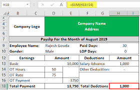Salary slip excel templates | 1012 x 780. Payslip Template In Excel Build A Free Excel Payslip Template