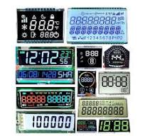 Negative Black Smart Segment Custom LCD Display Touch Screen Colour Silk  Printing BTN VATN VA Type Segmented LCD with Touch