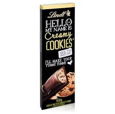 lindt tablette lindt tummy yummy creamy