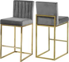 Barclay 26 Bar Stool Home Bar Furniture Velvet Stool Bar Stools