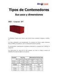 Check spelling or type a new query. Contenedores Maritimos Docsity