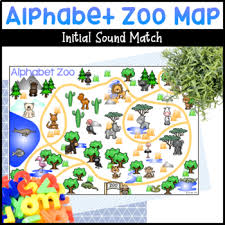 Learning letters has never been more fun. Alphabet Zoo Map Letter Matching Blocks Center And Writing Activity