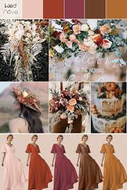 Burnt Orange Bridesmaid Dress V Neck Boho Dress With Sleeve Rust Dress Mixed Fall Bridesmaid Dresses Orange Bridesmaid Dresses Burnt Orange Bridesmaid Dresses