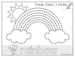 Before stepping to kindergarten, kids in age of toddler and preschooler can practice writing and learn. Weather Tracing Pages Preschool Mom