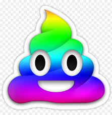 Emoji Stickers Unicorn Stickers Unicorn Emoji Cool Rainbow Poop Emoji Printable Png Image With Transparent Background Toppng