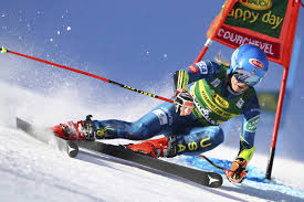 15, 2017, file photo, mikaela shiffrin gets low in her turn during a downhill training run at copper mountain, colo. Mikaela Shiffrin Wins Her First World Cup Ski Race Since January Daily Sabah
