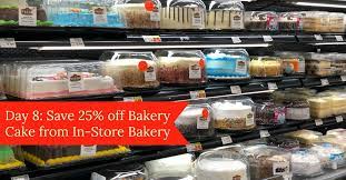 Eight inch round cakes from kroger bakery are the cheapest available starting at just $9.99. Day 8 Save 25 Off Bakery Cake When You Buy One 1 Cake From The In Store Bakery Kroger Krazy