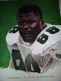 Keith Jackson Philadelphia Eagles Rare Art
