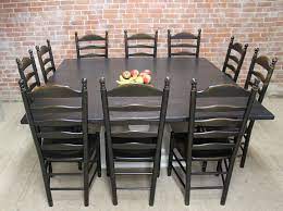 72 Inch Square Black Pedestal Table Lake And Mountain Home Square Dining Room Table Dining Room Table Dining Room Remodel