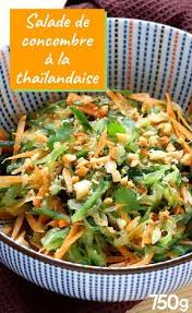 Recette Salade De Concombre A La Thailandaise En Video Recette Recette Asiatique Recette Thailandaise Cuisine Thailandaise