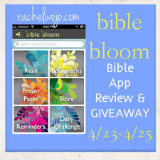 Daily devotional app for moms. What S Bible Bloom Bible App Giveaway Rachelwojo Com