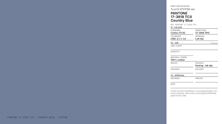Country Blue Hex Code #717F9B — RGB, CMYK & HSL Color Values | iColorPalette