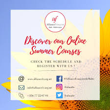 Summer Is Fast Approaching And You Alliance Francaise De Malte Mediterranee Facebook