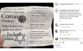 Almanya başbakanı angela merkel, corona virüsü krizinde büyük puan kaybetti ve halkın yüzde şu anda merkel ve hükümeti tam çöküş yaşıyor. Flyers In German Tram Blame Jews For Pandemic The Times Of Israel