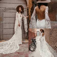 This lustrous mikado wedding gown is the epitome of effortless elegance. 2019 Vintage Country Wedding Dresses Bateau Neck Long Sleeves Lace Wedding Dresses Cowgirls High Low Backless Bridal Wedding Gowns From Dressvip 166 44 Dhgate Com