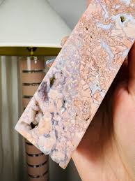 Pink Agate Tower Druzy Crystal Gifts Home Decor Mineral Chakra Crystal  Tower Gift Crystals Petal Agate