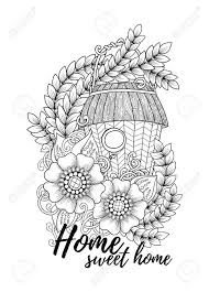 Sure, we keep them as pets. Black And White Wood Nesting Boxes Hand Drawn Outline Bird Houses Decorated With Floral Ornament Inspired Pattern For Coloring Book Pages For Adults And Kids Tattoo Poster Boho Style Royalty Free Cliparts