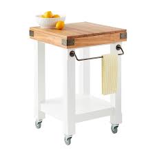 Rolling oak wood drop leaf kitchen island cart w/ drawers and butcher block grey. Butcher Block White Rolling Kitchen Island Cart
