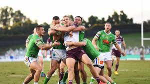 Nrl round 17 gets underway tonight from brookvale with manly taking on canberra manly are $1.18 favourites over the. Nrl 2020 Canberra Raiders V Manly Sea Eagles Tom Trbojevic Injured In Gutsy Win Nrl