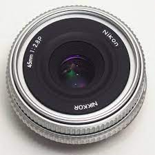 Nikkor 45mm F2 8 P Pancake Prime Lens Nikon F Ai S Fit Slr Dslr Rare Silver Exc Prime Lens Vintage Lenses Nikon