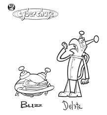Free printable cyberchase coloring pages. Buzz And Delete Coloring Page Kids Coloring Pbs Kids For Parents