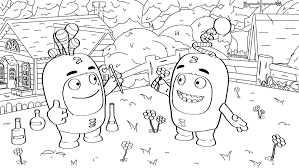 Oddbods | this is the official oddbods pinterest account. Oddbods Coloring Pages 55 Images Free Printable