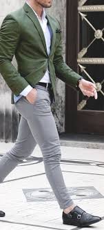 Black Blazer Grey Pants Men Green Jacket Grey Pants Mens Fashion Michaellouis Www Michaellouis Com Mens Clothing Styles Blazer Outfits Men Mens Outfits