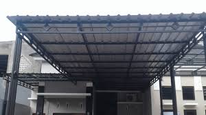 Model atap kanopi minimalis galvalum aluminiumkacadepok com. Harga Per Meter Kanopi Galvalum Spandek Terbaru Harga Kanopi Semarang
