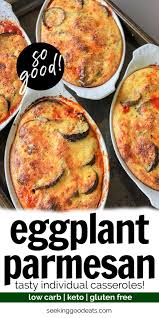 Low Carb Eggplant Parmesan Eggplant Gratin Recipe Eggplant Parmesan Low Carb Recipes Dessert Recipes