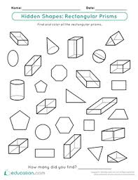 Let kids color vegetables before a trip to the spring farmer's market, or celebrate the opening of the first flowers with easy, free coloring sheets! 3d Shapes Worksheets Free Printables Page 2 Education Com