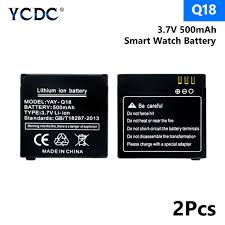 A wide variety of 2500mah lithium battery charge battery options are available to you, such as port, function, and use. 2pcs 3 7v Rechargeable Li Ion Polymer Batteries 1 85wh 500mah Q18 Smart Watch Replacement Battery Buy At A Low Prices On Joom E Commerce Platform