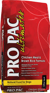 Pro pac® ultimates™ is made of the highest quality ingredients like real meat, fruits and veggies and is full of vitamins and minerals. Pro Pac Ultimates Chicken Meal Brown Rice Dry Dog Food 28 Lb Bag Tatnuck Pet Supply