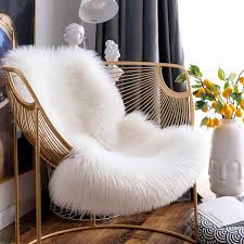 The white noise classic bean bag chair allows your child to hang out with friends in the utmost comfort. Amazon Com Super Soft Premium Faux Sheepskin Fur Sofa Chair Cover Plush Seat Cushion Pad Shaggy Area Rugs For Bedroom Floor 2ft X 3ft White Home Kitchen