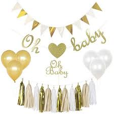 Gender neutral decorations we stock a range of gender neutral unisex baby shower decorations at baby shower supplies. Baby Shower Decorations Gender Neutral Kit Set Boy Or Girl Unisex Gender Reveal Party Supplies Oh Baby Cake Topper Oh Baby Walmart Com Walmart Com