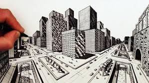 Gambar perspektif 1 titik hilang atau bisa disebut dengan one point perspective, sering digunakan. Gambar Perspektif Gambar Perspektif Perspektif Perspektif Satu Titik