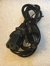 Use a piece of tape to mark the thirds. Power Cord Wikipedia