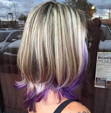 For vibrant purple hair, you may need to bleach first before applying the dye. 40 Versatile Ideas Of Purple Highlights For Blonde Brown And Red Hair
