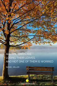 All The Trees Are Losing Their Leaves And Not One Of Them Is Worried Nature Quotes Inspirational Nature Quotes Leaf Quotes