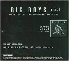 Big boys were an american pioneering punk rock band who are credited with having helped to create and introduce skate punk as a new style of music, which became popular in the 1980s. Chuck Berry Big Boys 2017 Cd Discogs