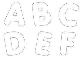 En cada letra aparecen diferentes modelos de moldes de letras. Moldes De Letras Grandes Eva Feltro 3d Para Imprimir