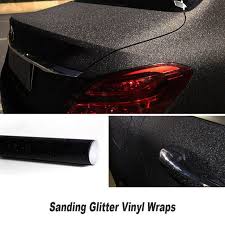 Matte Black Sanding Pearl Glitter Vinyl Wrap Air Bubble Free Sparkle Glitter Vinyl For Car Wrapping 5ft X 98ft Roll Vinyl For Cars Car Wrap Vinyl Wrap Car