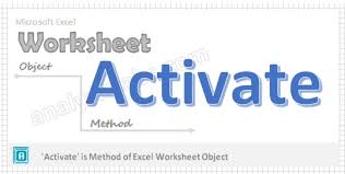 Vba Activate Worksheet In Excel