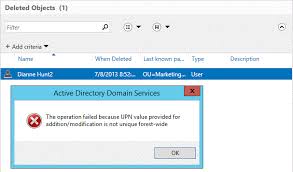 Spn And Upn Uniqueness Microsoft Docs