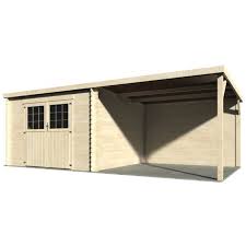 Abri De Jardin Bois Toit Plat Auvent Eden 18 31 M Ep 28 Mm Abri De Jardin Bois Abri De Jardin Abri Jardin Toit Plat